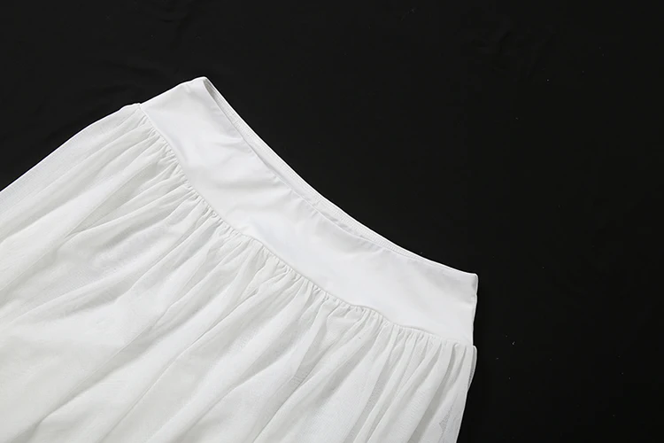 Weird Puss Fashion 2-teiliges Set für Damen, rückenfreies Rollkragenoberteil mit langen Ärmeln + gerüschter langer Rock, eleganter, schlichter Urlaubs- und Partyanzug – Detail 11