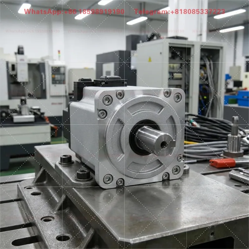 750W 220V AC Servo Motor 80 Flange 3000rpm 2.39Nm Torque With Brake Oil Seal 17 Bit Absolute Encoder