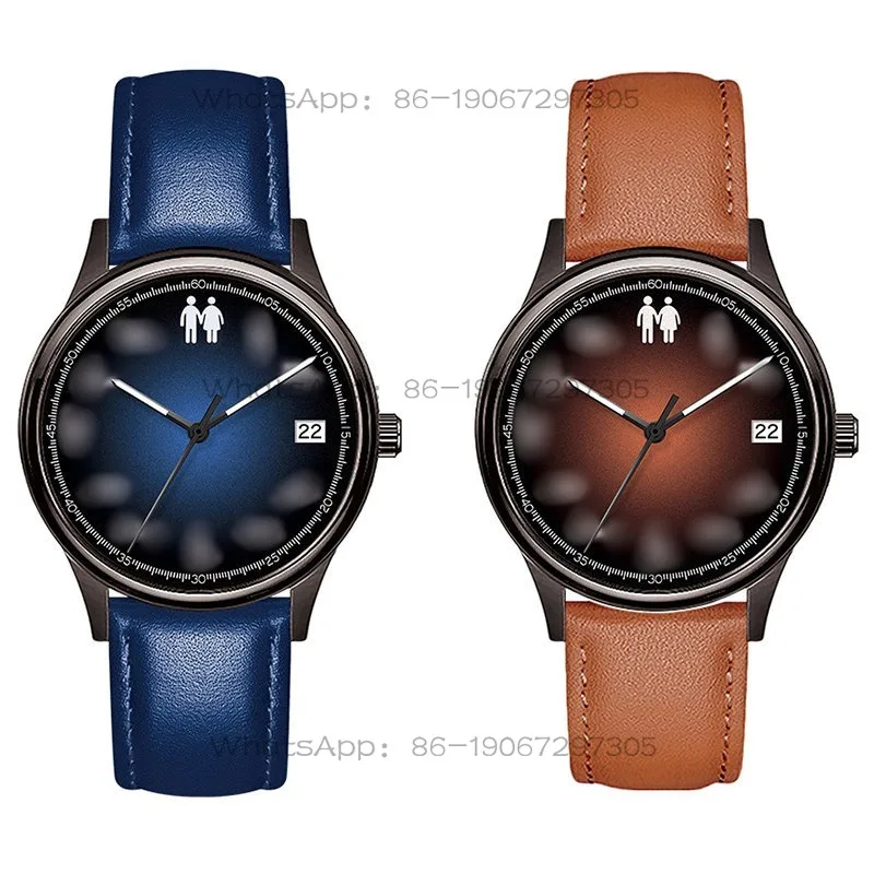 Niche and Creative Green Men's Luminous Quartz Calendar Watch