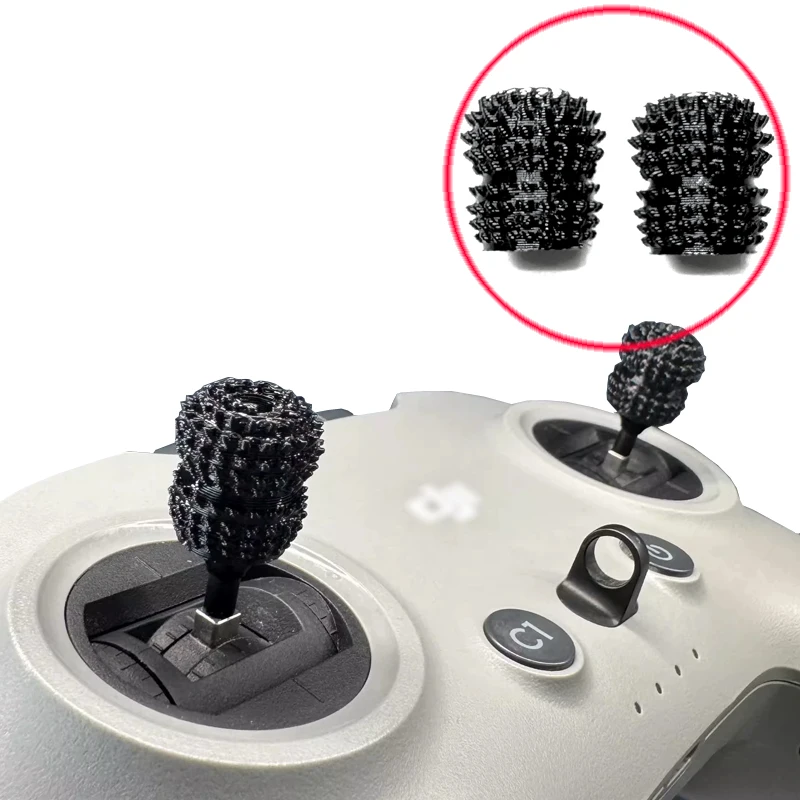 FPV Drone Remote Controller Joystick Lever Extended Head Protection Sheath Guard Cover 3D Printed Spare Parts for DJI RC1 RC2