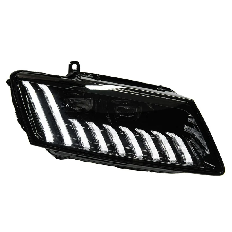 Suitable for 08-18 Audi Q5 Headlight Assembly Modified LED Laser Lens Daytime Running Light Flowing Turn Signal Li