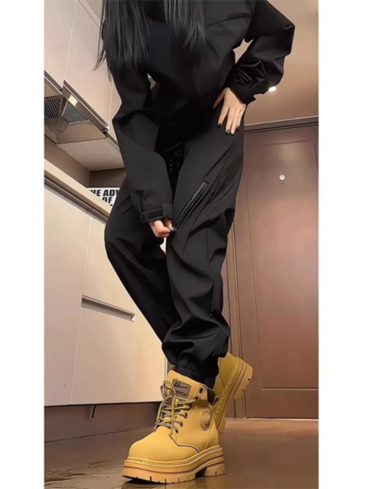 

Американские утепленные зимние брюки для мужчин, водонепроницаемые рабочие штаны на молнии, свободного кроя, под ботинки, повседневные