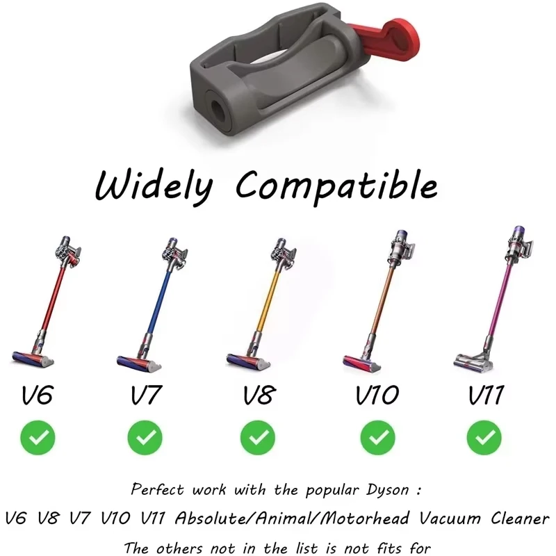 For Dyson V7 V8 V10 V11 V15 Cordless Vacuum Replacement Parts Scratch-free Dusting Brush + Flexible Extension Hose Attachment