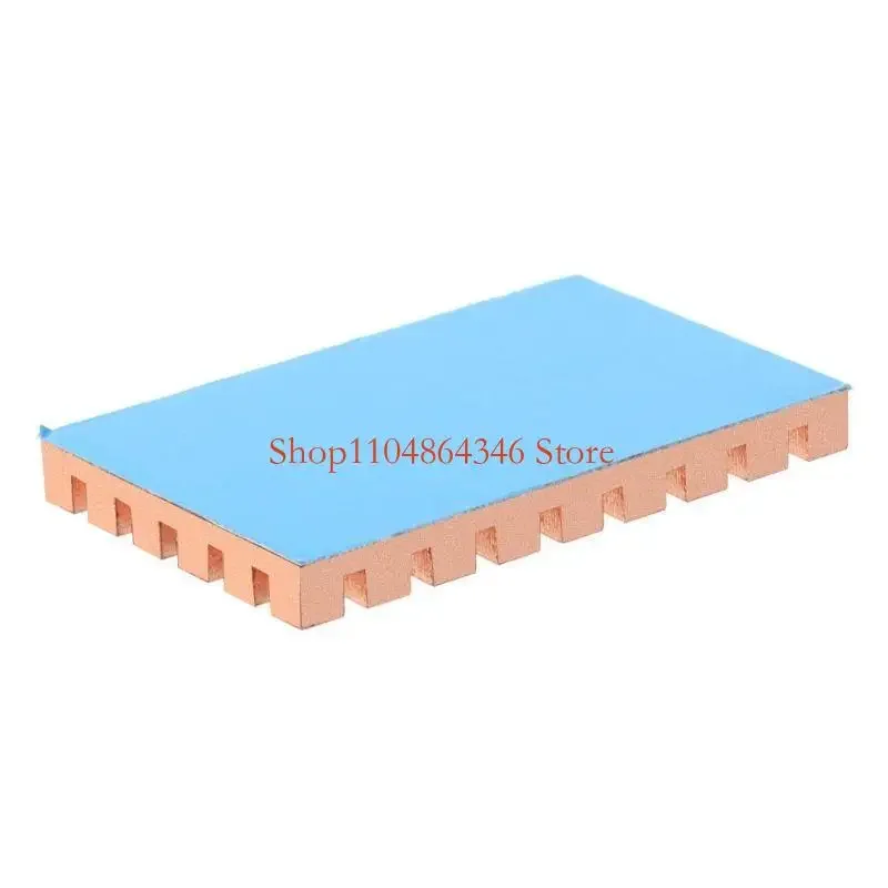 mini NGFF Hard Drive Heatsink Thin Copper Radiator Cooler for MSATA NGFF 5030 SSD 32x18mm