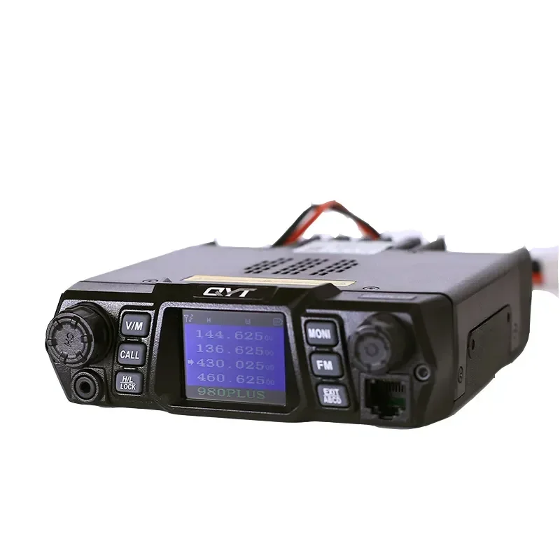

QYT KT-980plus Mobile Radio 50W/75W Dual Band 136-174&400-470MHz 200CH Vehicle Transceiver Quad Band Standby Car Radio