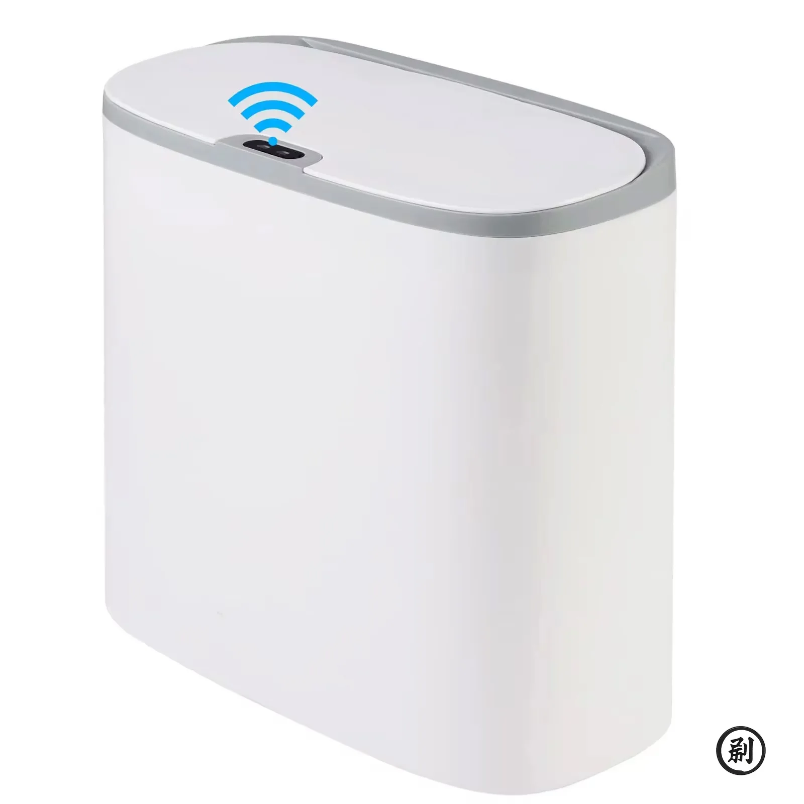 

Автоматический мусорный бак для ванной комнаты с крышкой, бесконтактный небольшой мусорный бак, водонепроницаемый тонкий мусорный бак с датчиком движения для кухни, спальни