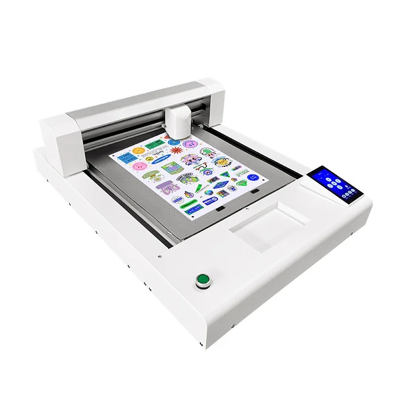 [Meistverkauft] Jeyon Beam Flatbed Automatische digitale Stanzmaschine 200 W 220 V selbstklebende Kupferplatten-Papierkantenschneidemaschine