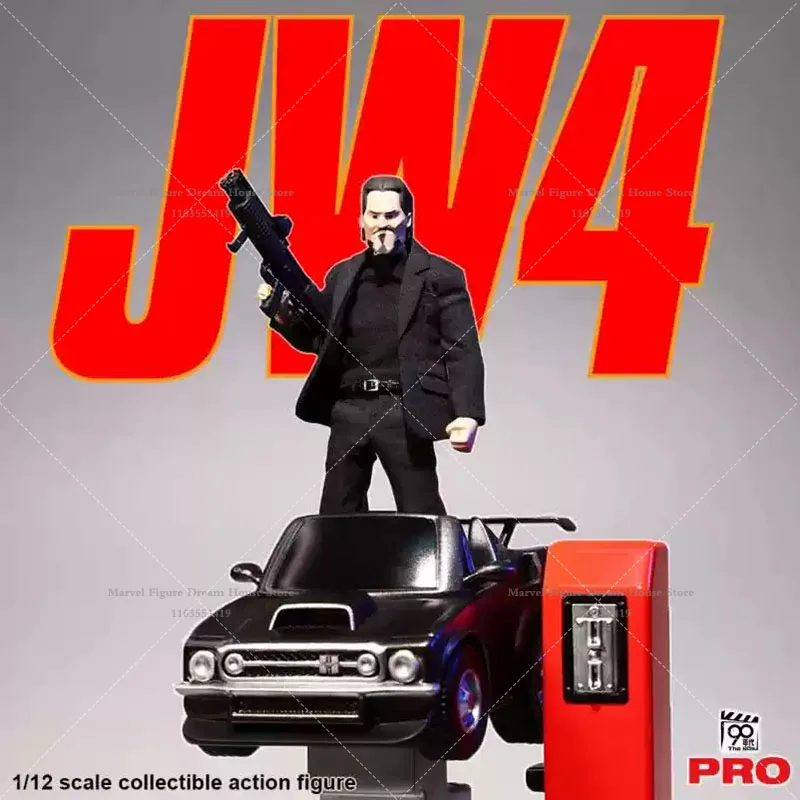 90s JW4 TH014 TH013 escala 1/12 John Wick Dog Daisy Assassins' Revenge Path Pixel Style 6 pulgadas conjunto completo figura de acción soldado