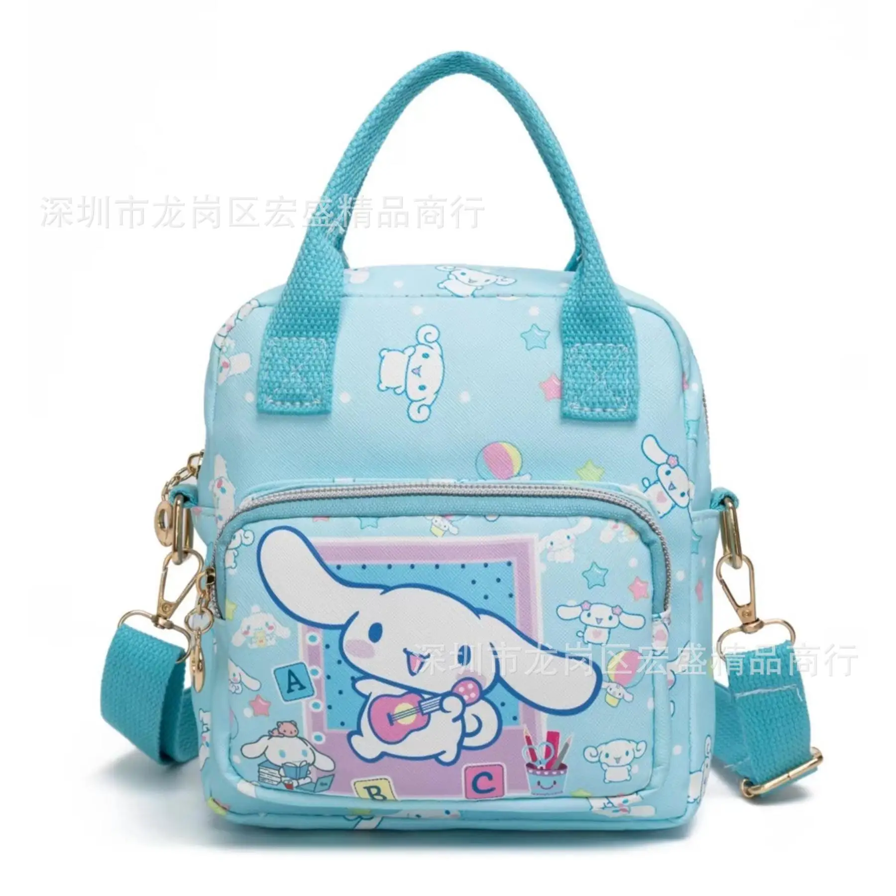 

Sanrio hello kitty preppy sweet cute pu children shoulder messenger bag girl heart bow handbag tote bag