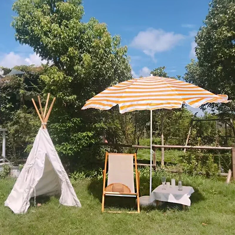Outdoor Parasol Beach Umbrella Fishing Sunscreen Big Sun Umbrella Stall Garden Umbrella Portable Camping Advertising