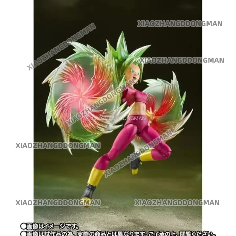 En stock, enviado en 48 horas Original BANDAI S.H.Figuarts Dragon Ball Super Super Saiyan Kefla Anime figura de acción de juguete