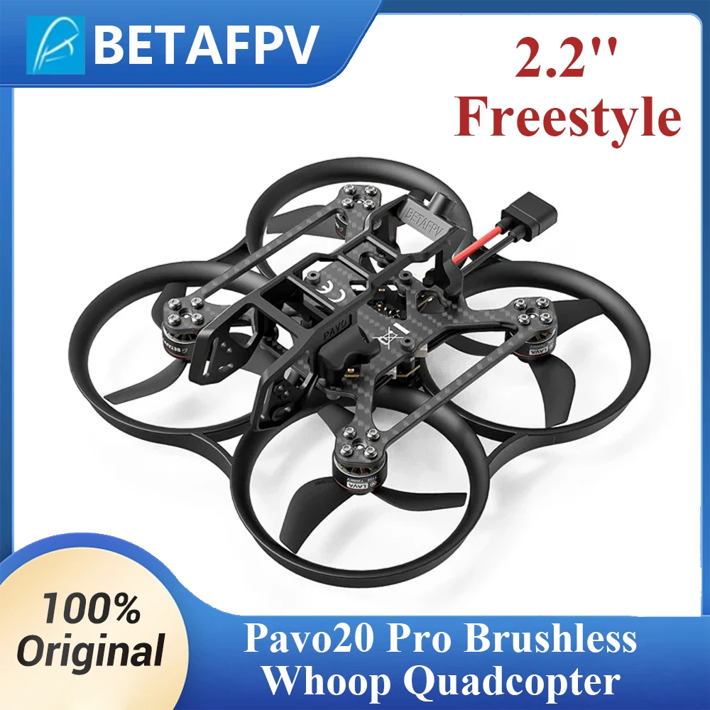 

BETAFPV Pavo20 PRO Freestyle 2.2'' Brushless Whoop Quadcopter ELRS TBS Cinewhoop for DJI O3 Air Unit Caddx Vista RunCam Link