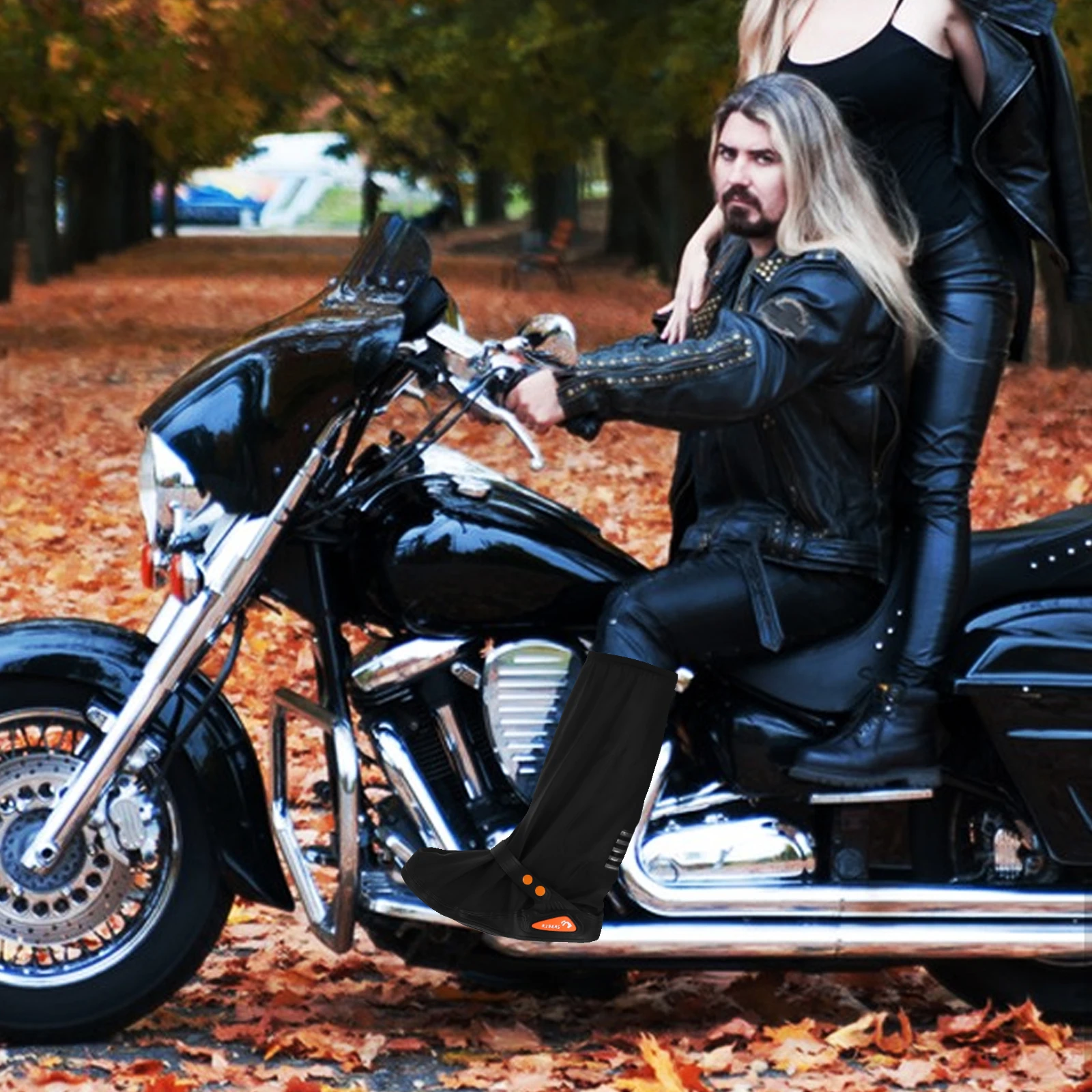 

Rainproof Shoe Cover and Snow Protection Insulated Boot Pvc Bike Covers Motorcycle Gear