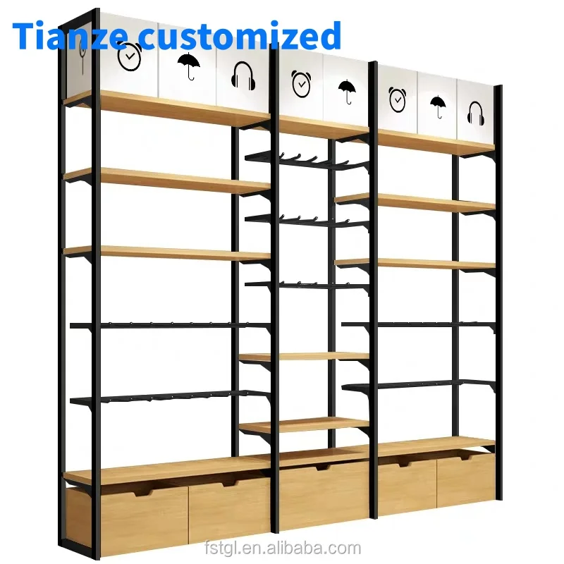 

(customized)Miniso style Display Retail Stores Shelf Stand multi-functional display