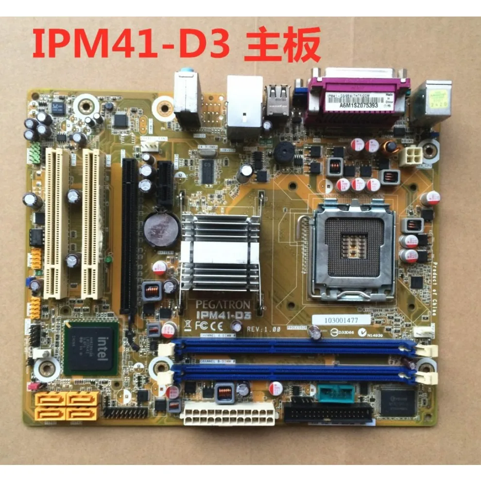

For Pegatron IPM41-D3 Founder, Tsinghua Tongfang G41 DDR3 main board DG41WV industrial control board 775 pins 100% test