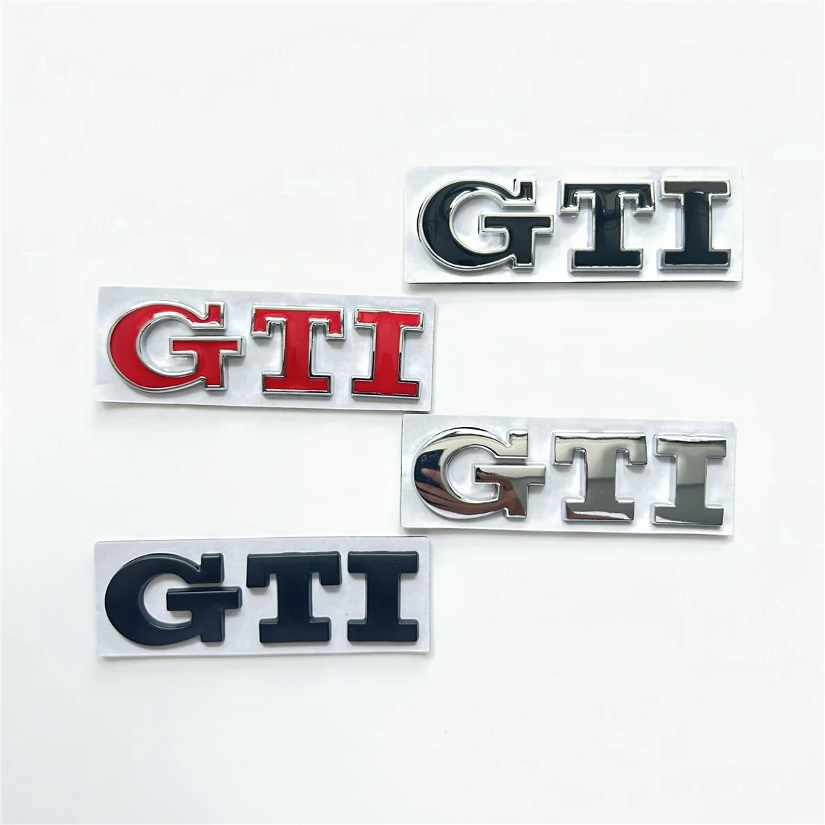 Metal Car Rear Trunk Emblem Stickers Decals for Volkswagen VW GTI Golf 5 6 7 8 Passat Jetta Polo Touareg Touran Bora Tiguan