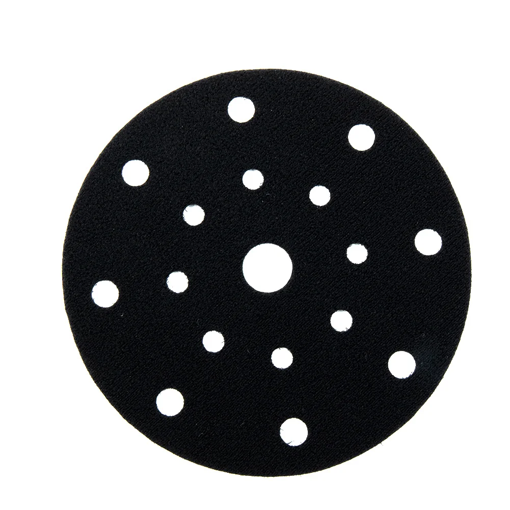 1pc 150mm 17 Holes Flocking Interface Pad Protection Disc For Sander Hook&Loop Protective Disc Power Tool Accessories