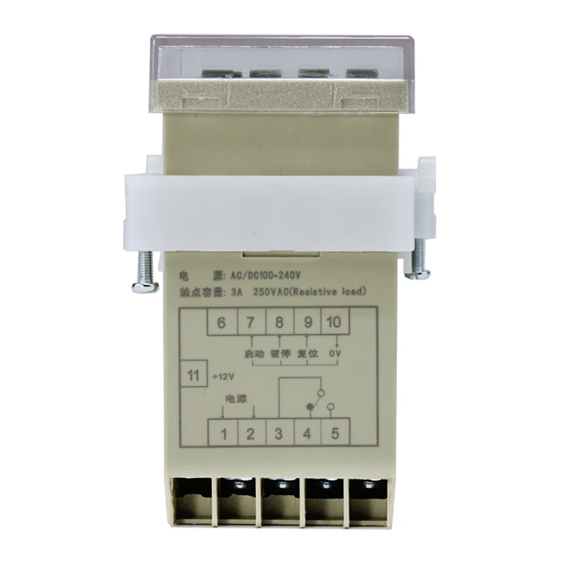 Time relay, power outage memory function, intelligent