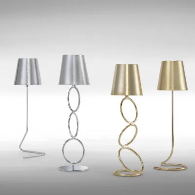Luxury Rechargeable Desk Lamp, Gloss Gold Plated and Light Emitting Diode Light Source.