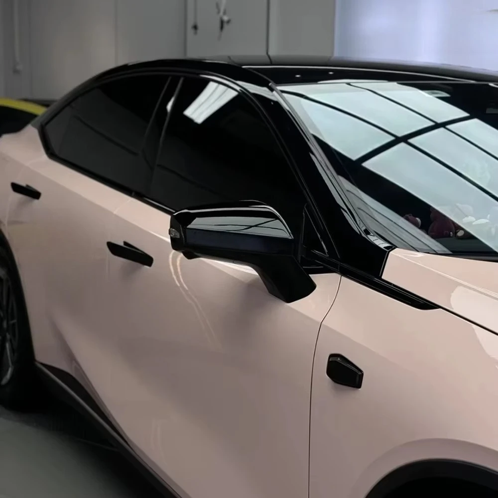 WRAPMASTER 1.52*15m Auto-Repair Anti Scratch Pearl Pink TPU Paint Protection Film Roll for Car 8 Years Warranty