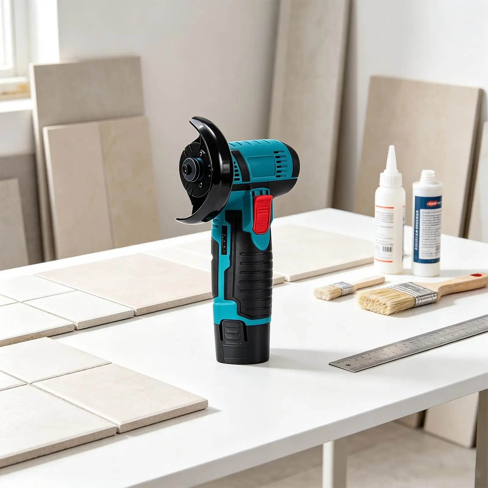 Small Angle Grinder Electric Portable Battery Powered Cutter Electric Grinder Tool Metal Cutter For Wood Tile Concrete Aluminum