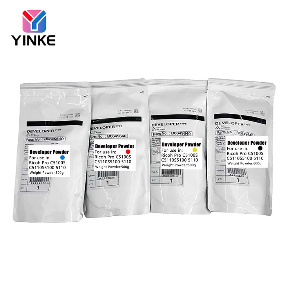 1PCS C5100 Developer Powder For Ricoh PRO C5100 C5110 C5200 C5210 MPC6502 MPC8002 MPC6503 MPC8003 C651 C751 Compatible Carrier
