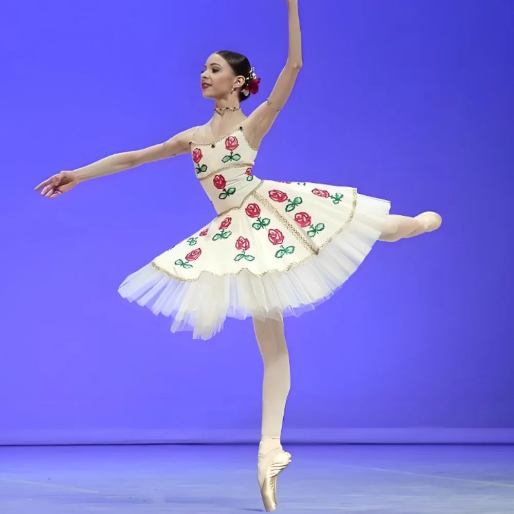 

Детская одежда, детская одежда для выступлений, элегантное балетное платье-пачка феи для шоу, танцевальная одежда для девочек, сценические костюмы, вечерние принцессы