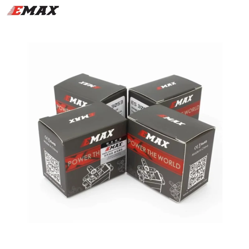 EMAX ES3053 17g 3.5 กก.0.13sec 23T เกียร์พลาสติกเซอร์โวดิจิตอลสําหรับเครื่องบิน RC ES3153 รุ่นอัพเกรด