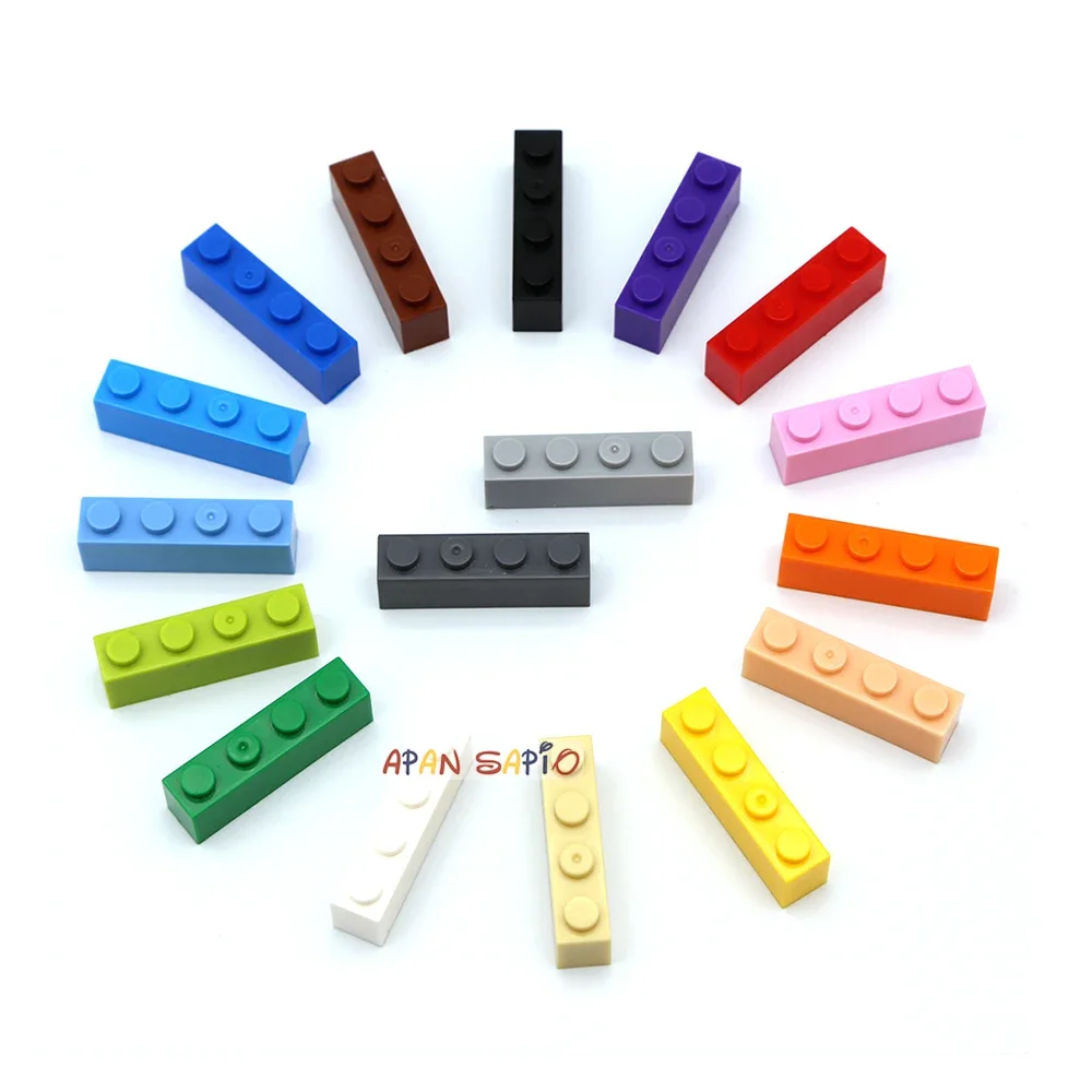 200 stücke 1x4 Punkte DIY Bausteine Dicke Zahlen Bricks Pädagogisches Kreatives Spielzeug für Kinder Größe Kompatibel mit 3010