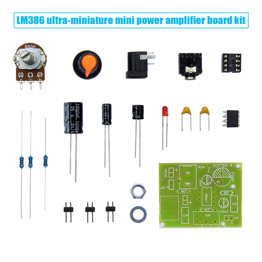 Mini 3V-12V Power Amplifier Board Kit Audio Amplify Module Set Low Consumption Amplifier Board Audio 3V-12V Low Consumption