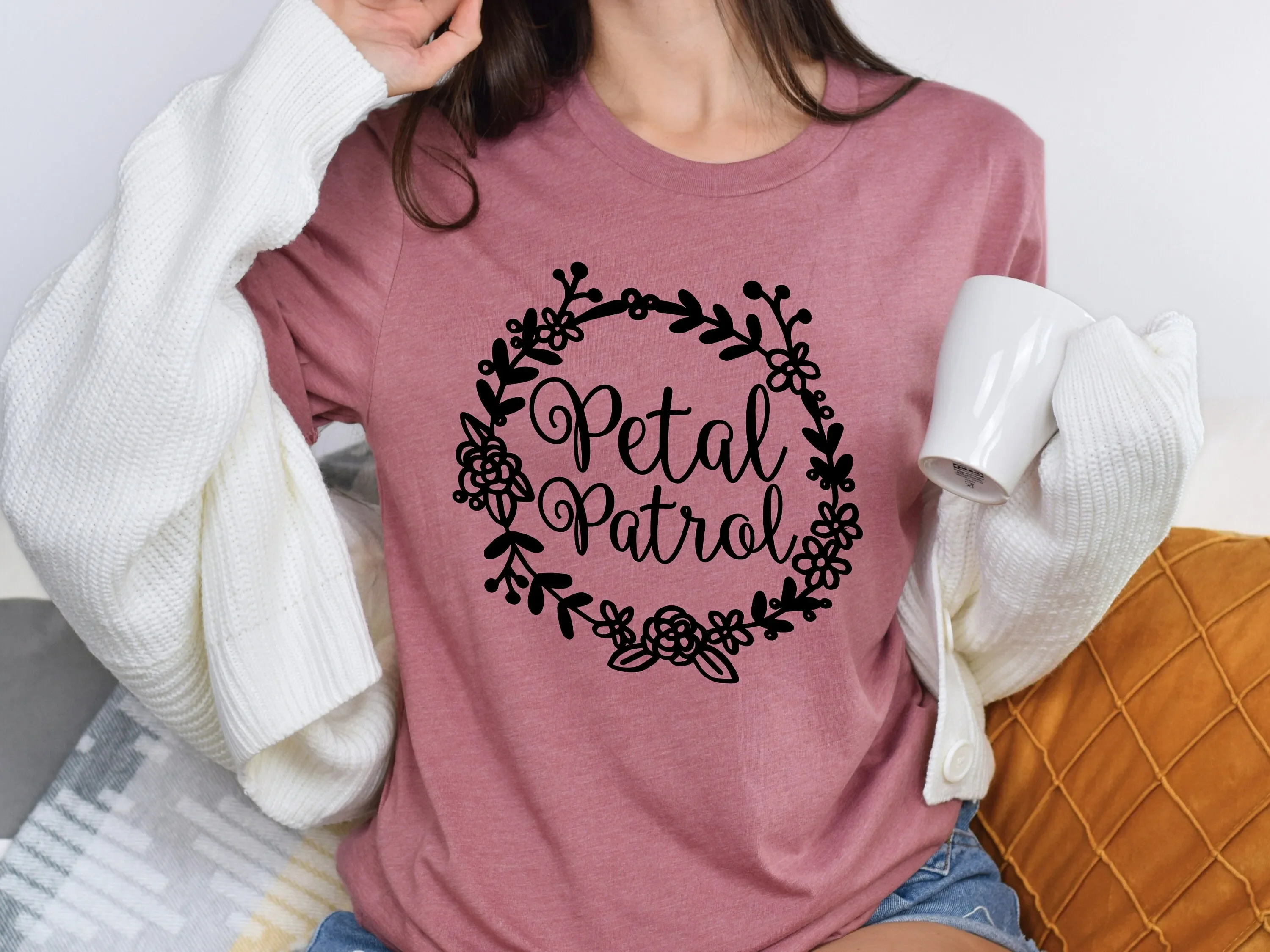 Petal Patrol T Shirt Flower Girl for Proposal Wedding