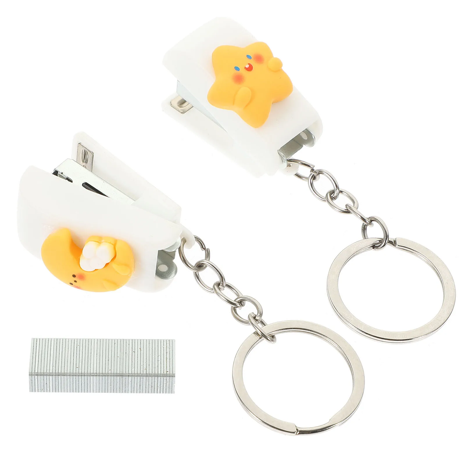1Set Mini Stapler Lightweight Compact Design for School Office Home Use Small Staplers for Desk Cute School Supplies Handheld