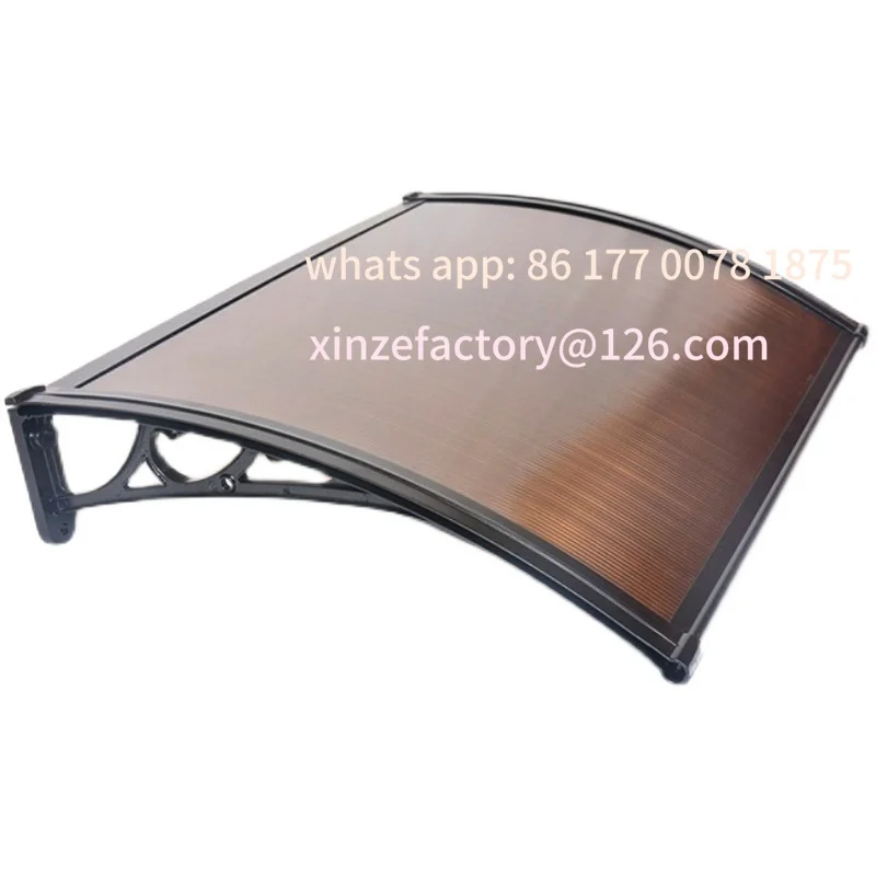

Customizable Canopy aluminum alloy awning outdoor rainproof courtyard household window balcony door rain roof eaves canopy