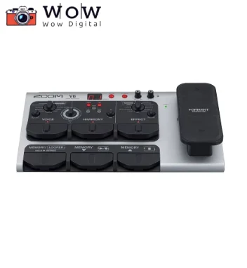 

Zoom V6 V-6 Vocals Effector Karaoke Vocals Recording Live Performance Harmony Noise Reduction Reverb Effector