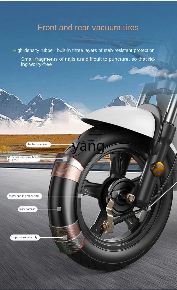 Yjq electric vehicle small car male and female adult electric self-propelled two-wheel transportation battery car