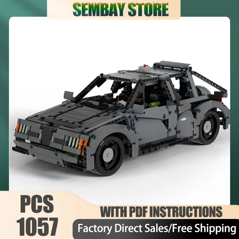 

Champion Speed Cars Moc Building Bricks Modular Peugeot 205 T16 Model Technology Blocks Christmas DIY Toy Construction Gifts