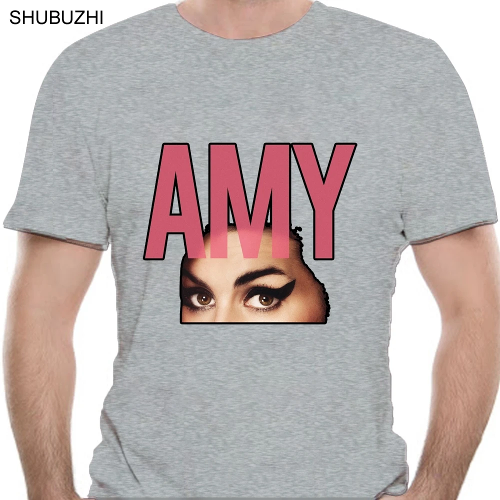 New Amy Winehouse AMY Jazz Singer Men Black T-Shirt Size S-5XL fashion t-shirt men cotton brand teeshirt