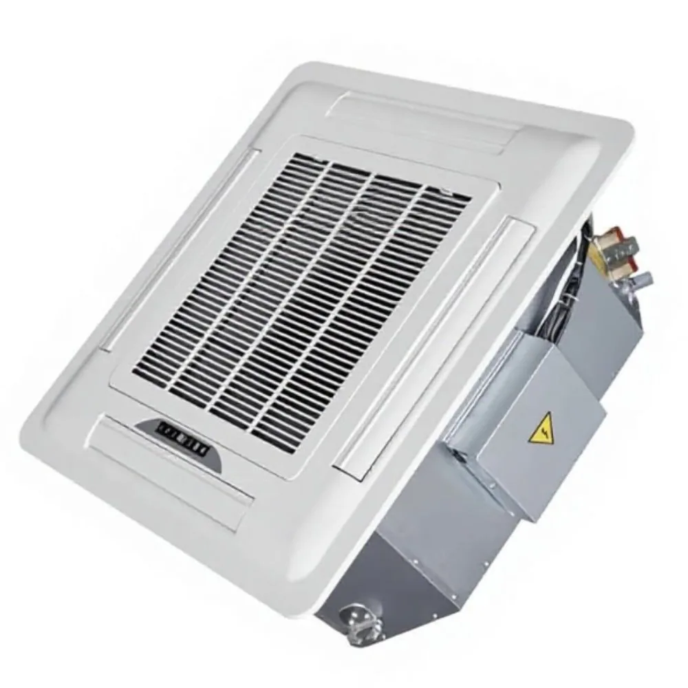 Concealed ceiling installation, ceiling cooler, heat treatment, concealed ceiling, air treatment device, library, theater