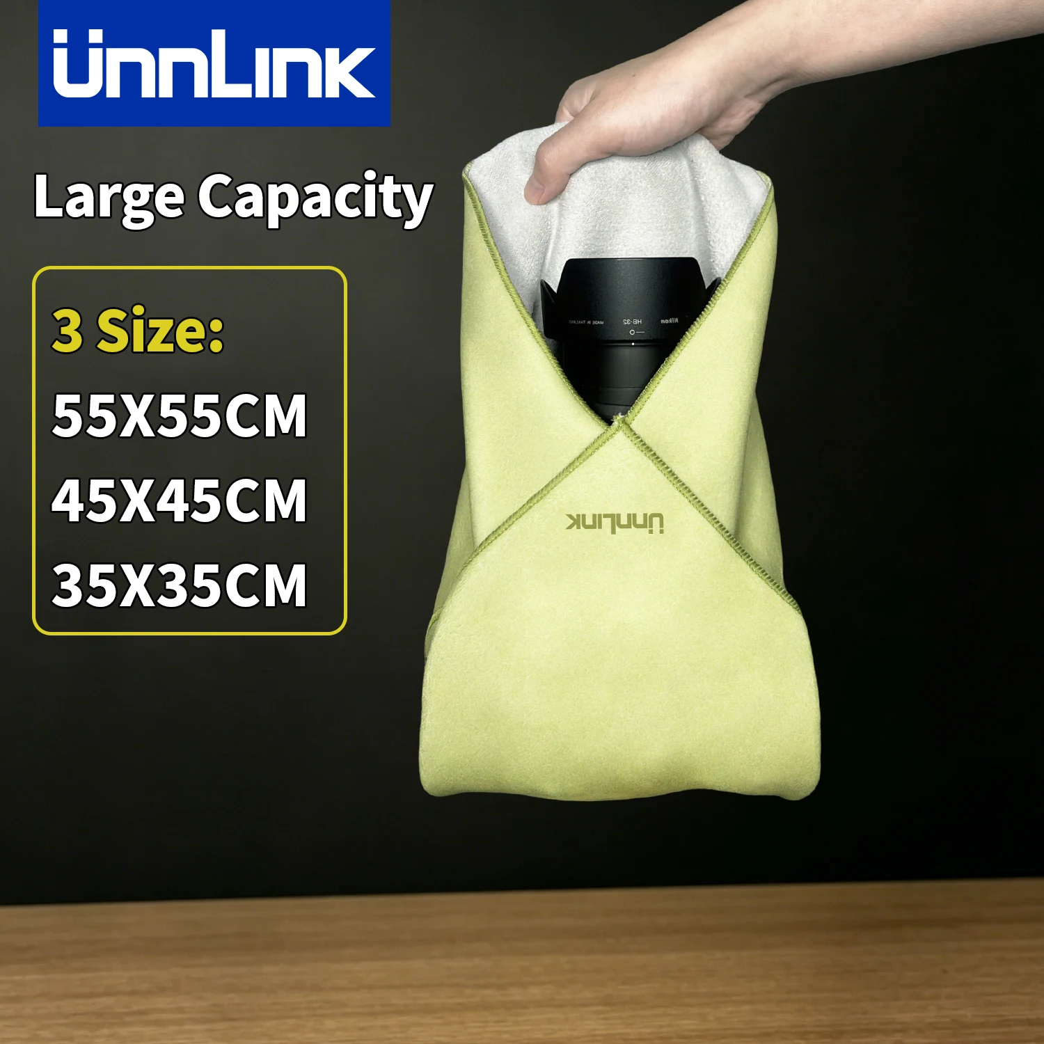 Unnlink Self-Adhesive Magic Folding Cloth Camera Inner Case,