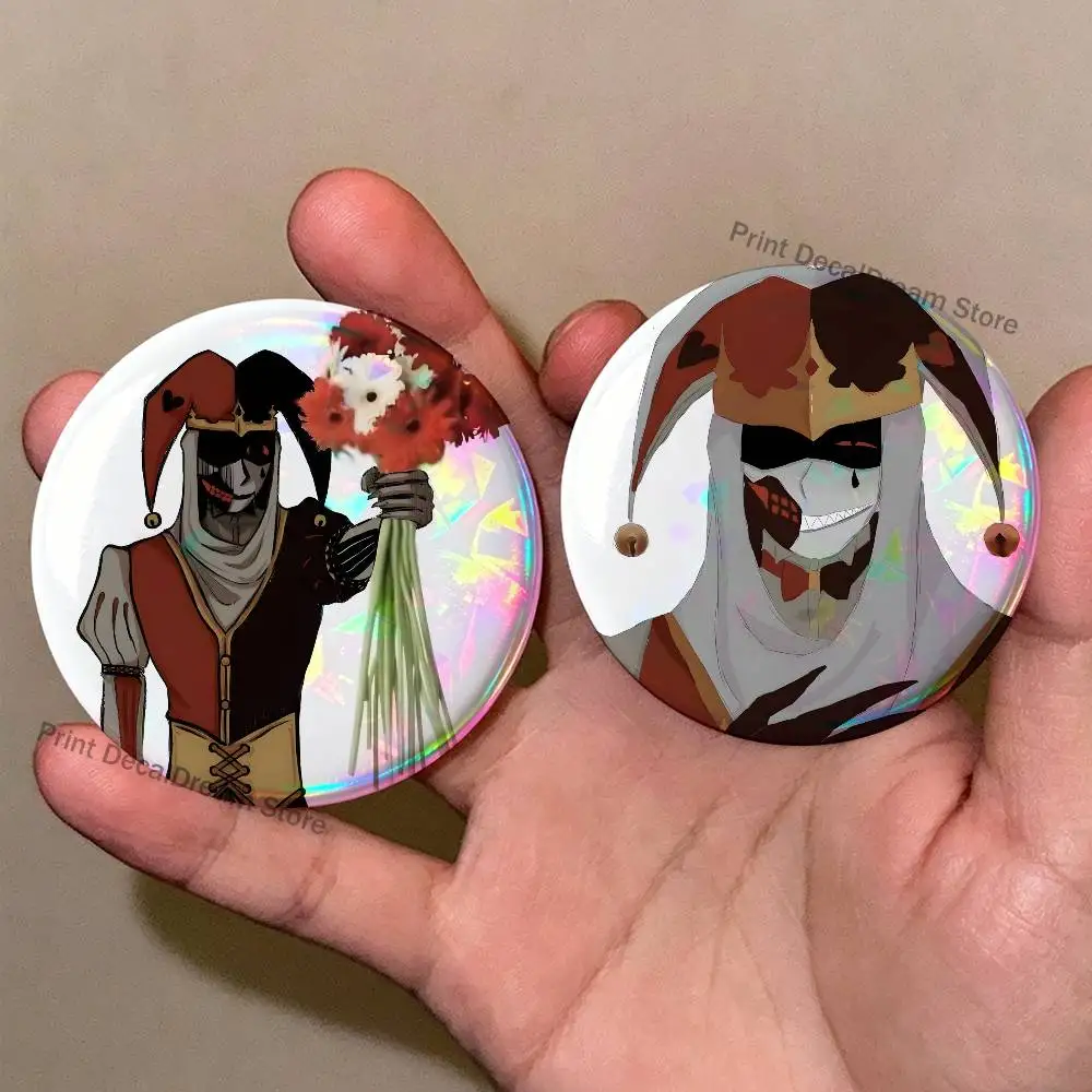 Jestyn K-Kingdom of M-Marionettes Enamel Pin Funny Characters Badge Fashion Jewelry Accessories Round Snap-in Brooch on Backpack