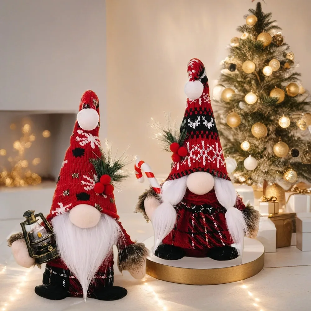 Lively Knit Gnome Doll Decoration that Brings a Touch of Fun to Any Festive Gathering in Your For Home This Year