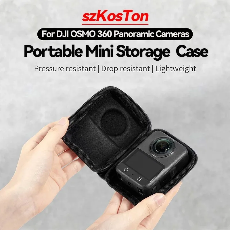 

STARTRC Hard Case for DJI Osmo 360 Waterproof Protective Bag Portable Travel Storage PU Camera Cover Accessories Outdoor Bag