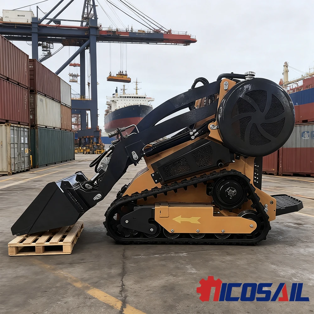 

Compact Farm Garden Sliding Loader CE/EPA Construction Equipment China Front end Crawler Sliding Loader for Sale