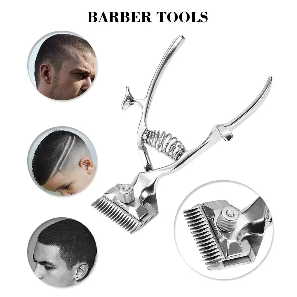 Vintage Manual Hair Barber Scissors Low Noise Cutter Barber Stainless Hair Noise Home Manual Cutter Low Trimmer Steel R1p2