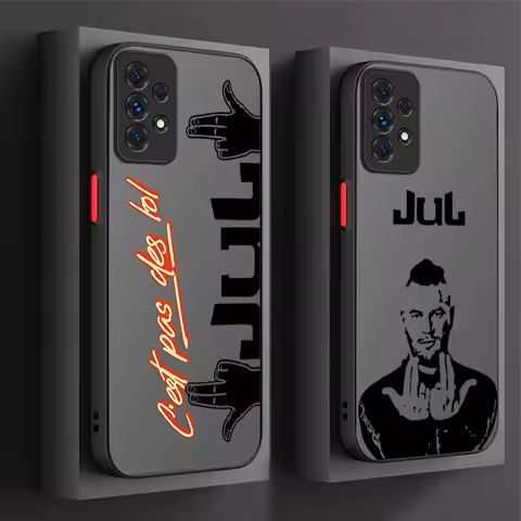 Rapper JuL C'est Pas Des Lol Case for Samsung Galaxy A17 A07 A54 A05s A05 A34 A24 A14 A73 A53 A33 A23 A13 A72 A52 A52s A32 A22