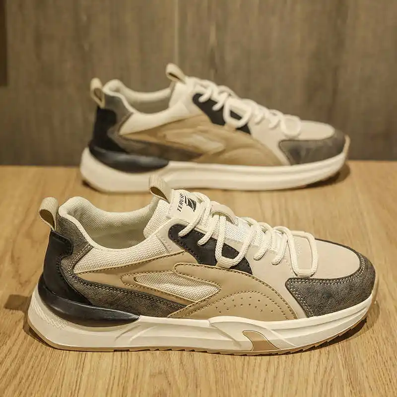 

Thick Heel Demi-season Original Man Sneakers Deals Woven Flat Flat Mens Shoes Fashion Sports Tens Hypebeast Drop Shipping