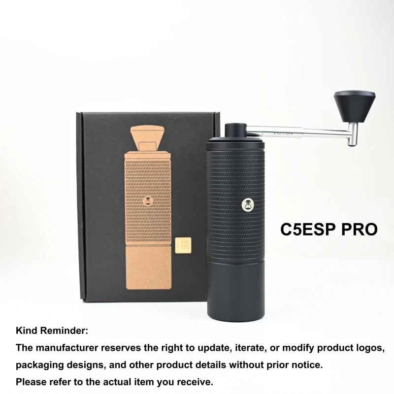 TIMEMORE Chestnut C5ESP PRO Portable Manual Coffee Grinder Foldab Handle Design S2C 42mm Burr Inside Higher Grinding Efficiency