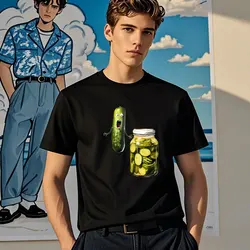 Funny Pickled Cucumber T-Shirt Pickle Lovers Shirt Cucumber Meme Shirt Humorous Meme tee Funny Vegetable Lovers Vegetable Tshirt
