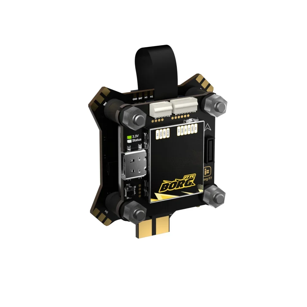 SkyDElIFlight Wing Flying Borg F7 Flight Control F722+60A Electric Tuned 4-6S Crossover Aircraft High Performance Flying Tower