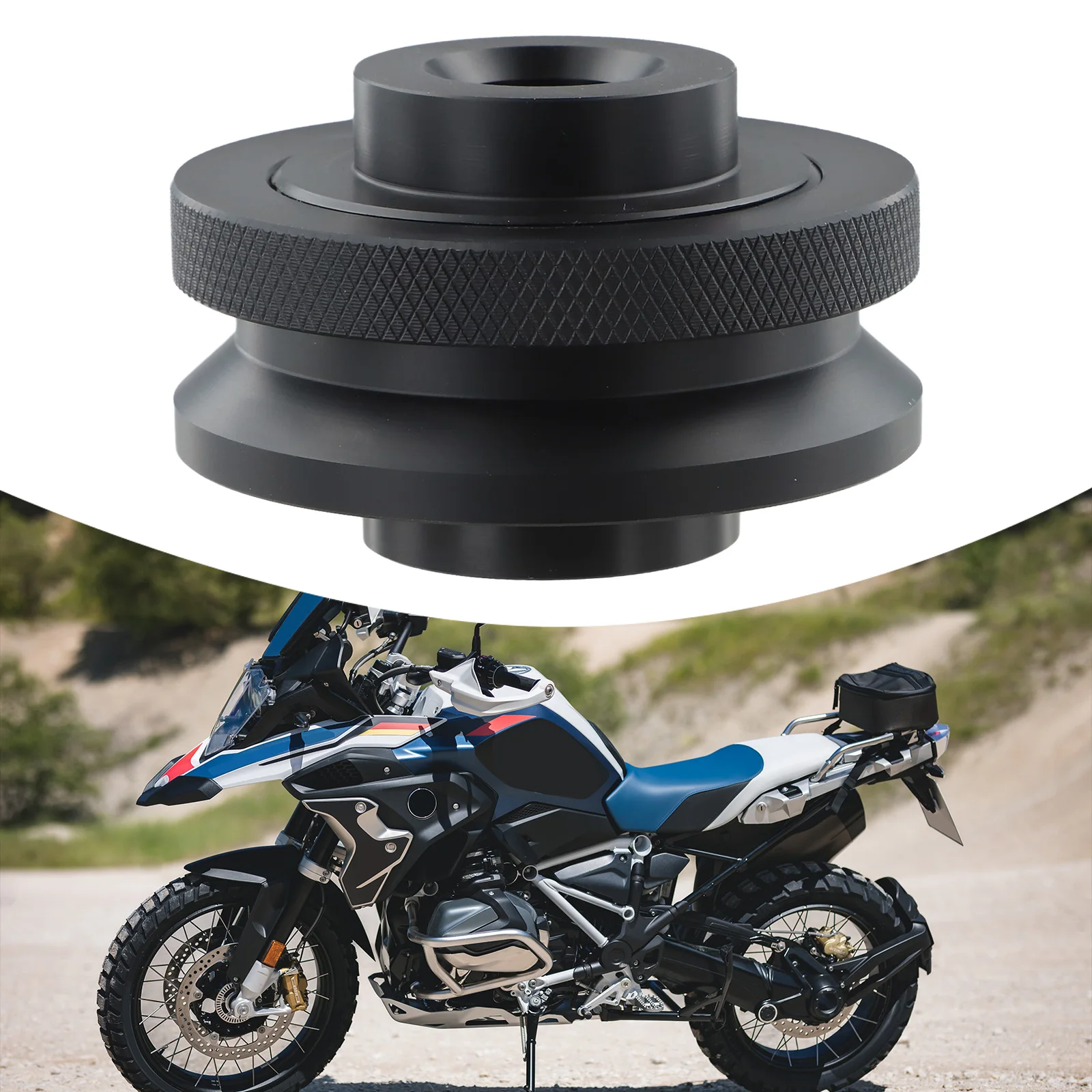 Rear Wheel Balancer Wheel Balancer Adapter Wheel Balancing Bike Maintenance Tool Black And White Option Adapter Tool Black White